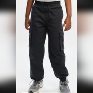 LCKR Men's Versatile Black Cargo Pants